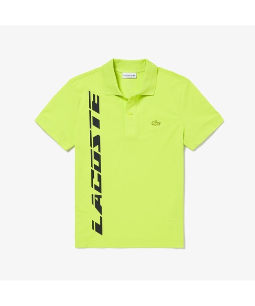 LACOSTE(ラコステ)の「エコ鹿の子地スポーツポロシャツ(ポロシャツ・メンズ・ライム/ブルー/ブラック・3/5/2/4/6)」の10枚目の写真