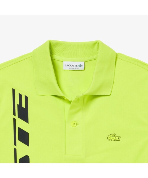 LACOSTE(ラコステ)の「エコ鹿の子地スポーツポロシャツ(ポロシャツ・メンズ・ライム/ブルー/ブラック・3/5/2/4/6)」の12枚目の写真