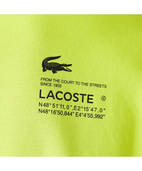 LACOSTE(ラコステ)の「エコ鹿の子地スポーツポロシャツ(ポロシャツ・メンズ・ライム/ブルー/ブラック・3/5/2/4/6)」の19枚目の写真