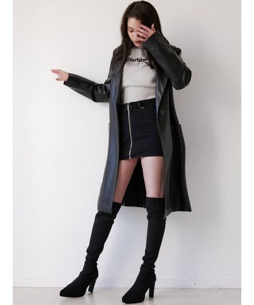 B00963 ジェイダGYDA ポンチチェスターコート GYDA コート チェスターコート BIG check レディース : ZOZOTOWN