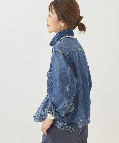 plage（プラージュ）の「《追加》デニム ジャケット3（デニムジャケット・レディース・ネイビー・36/38）」の13枚目の写真