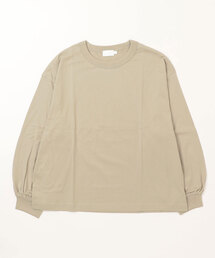 handvaerk | handvaerk | 60/2 ギャザースリーブ長袖Tシャツ WOMEN(Tシャツ/カットソー)