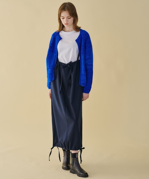 handvaerk(ハンドバーク)の「handvaerk | 60/2 ギャザースリーブ長袖Tシャツ WOMEN(Tシャツ/カットソー・レディース・ホワイト/ブラック/ダークグレー/オリーブ/ワイン/グレイッシュベージュ・SMALL)」の8枚目の写真