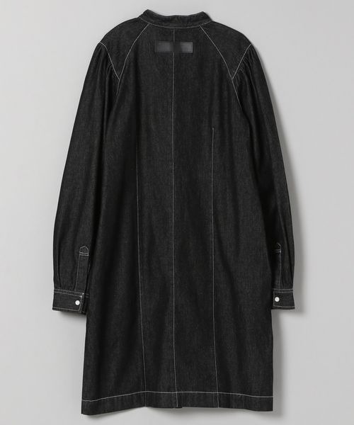 JEANASIS（ジーナシス）の「ソデタックデニムミニワンピース/157135（ワンピース・レディース・ブラック/ネイビー・FREE）」の6枚目の写真