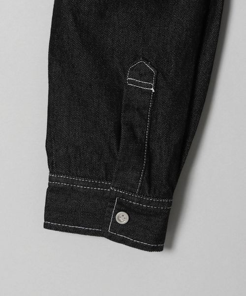 JEANASIS（ジーナシス）の「ソデタックデニムミニワンピース/157135（ワンピース・レディース・ブラック/ネイビー・FREE）」の10枚目の写真