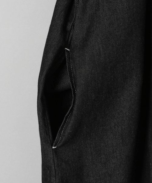 JEANASIS（ジーナシス）の「ソデタックデニムミニワンピース/157135（ワンピース・レディース・ブラック/ネイビー・FREE）」の11枚目の写真