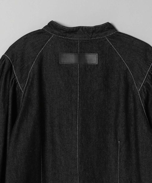 JEANASIS（ジーナシス）の「ソデタックデニムミニワンピース/157135（ワンピース・レディース・ブラック/ネイビー・FREE）」の13枚目の写真