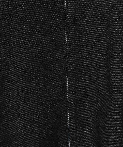 JEANASIS（ジーナシス）の「ソデタックデニムミニワンピース/157135（ワンピース・レディース・ブラック/ネイビー・FREE）」の14枚目の写真