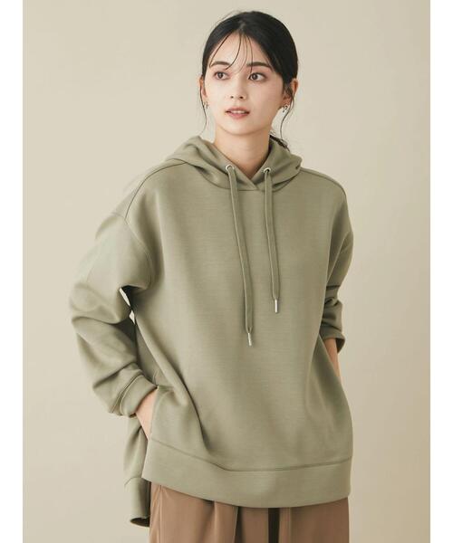 CRAFT STANDARD BOUTIQUE(クラフトスタンダードブティック)の「ポンチパーカープルオーバー *◆(パーカー・レディース・ブラック/ベージュ/カーキ・L/M)」の12枚目の写真