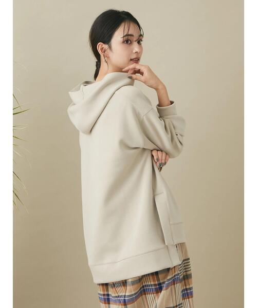 CRAFT STANDARD BOUTIQUE(クラフトスタンダードブティック)の「ポンチパーカープルオーバー *◆(パーカー・レディース・ブラック/ベージュ/カーキ・L/M)」の10枚目の写真