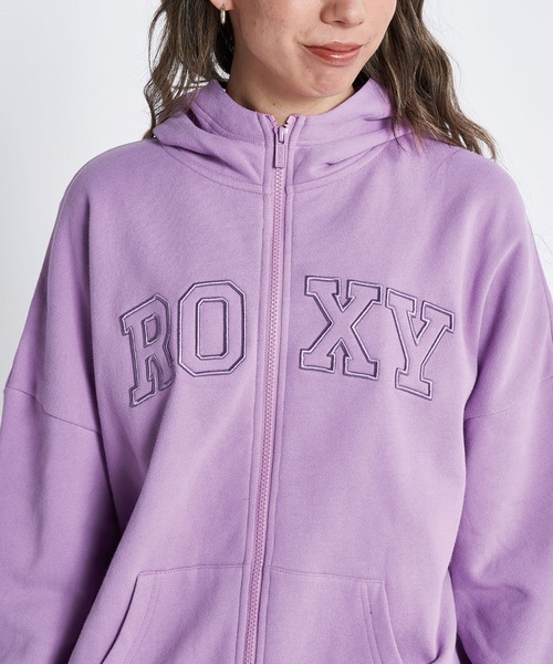 ROXY（ロキシー）の「JIVY ZIP/ロキシージップアップパーカー（パーカー・レディース・グレー/パープル/ブラック・LARGE/MEDIUM/SMALL/X-LARGE）」の7枚目の写真
