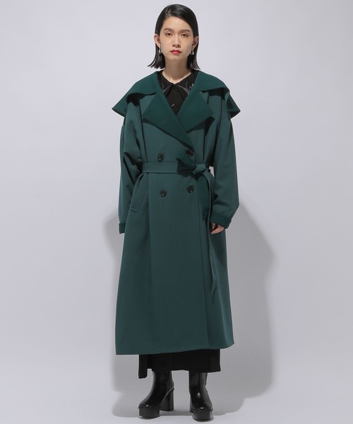 HARE（ハレ）の「ビッグカラーハイショクコート(HARE)（トレンチコート