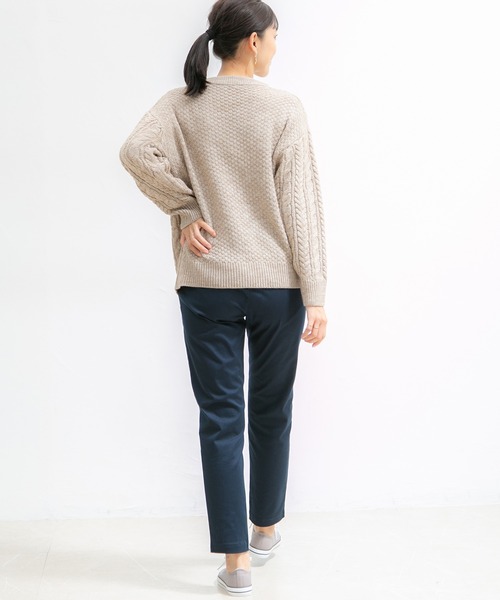 Honeys(ハニーズ)の「チノテーパード(股下68cm)(チノパンツ・レディース・ブラック/グリーン/ネイビー/オレンジ/モカ/ブルー系その他/アイボリー/ライトベージュ/カーキ・S/M/L/LL/3L)」の21枚目の写真