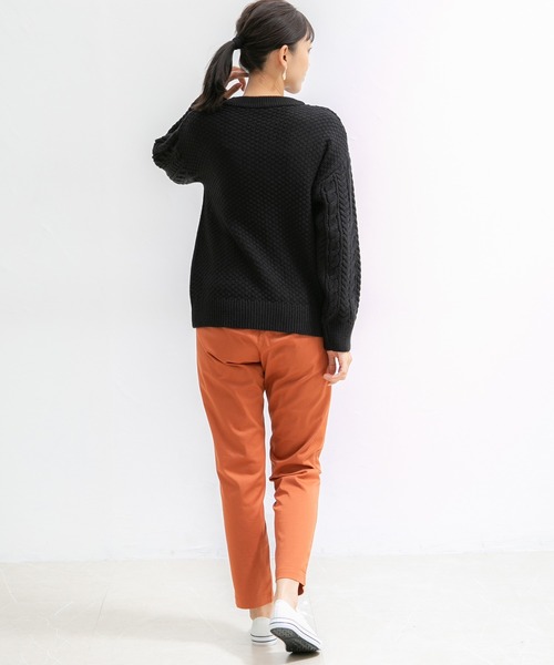 Honeys(ハニーズ)の「チノテーパード(股下68cm)(チノパンツ・レディース・ブラック/グリーン/ネイビー/オレンジ/モカ/ブルー系その他/アイボリー/ライトベージュ/カーキ・S/M/L/LL/3L)」の11枚目の写真