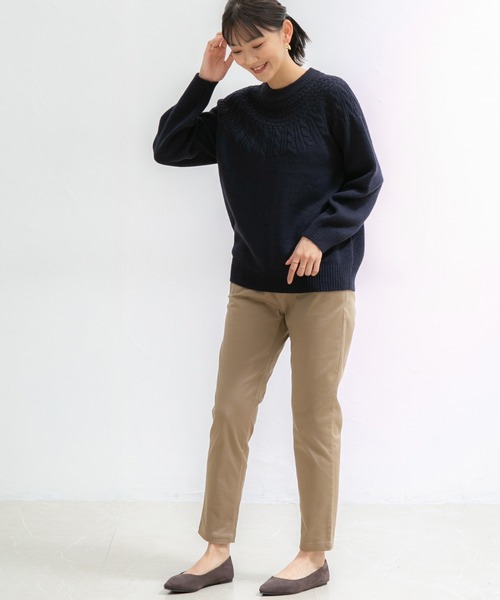 Honeys(ハニーズ)の「チノテーパード(股下68cm)(チノパンツ・レディース・ブラック/グリーン/ネイビー/オレンジ/モカ/ブルー系その他/アイボリー/ライトベージュ/カーキ・S/M/L/LL/3L)」の22枚目の写真