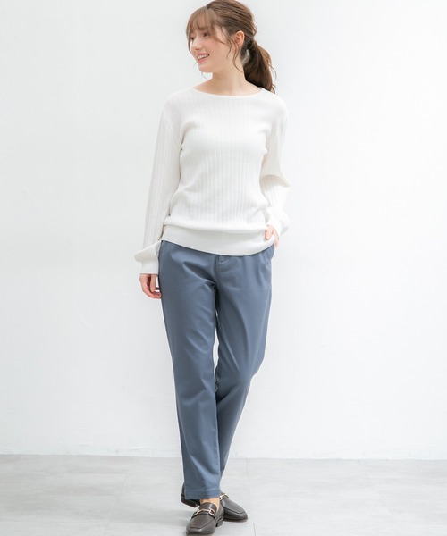 チノテーパード（股下68cm）（チノパンツ）｜Honeys