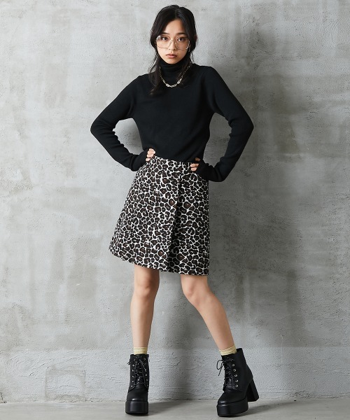 GEVS.(ジェイヴィス)の「<大きいサイズ> シンプルタートルニット GEVS.(ニット/セーター・レディース・ネイビー/アイボリー/ブラック・4L/LL/5L/3L/L)」の12枚目の写真