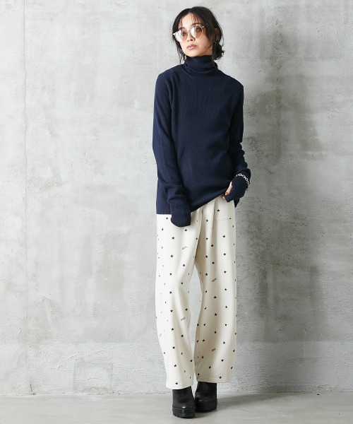 GEVS.(ジェイヴィス)の「<大きいサイズ> シンプルタートルニット GEVS.(ニット/セーター・レディース・ネイビー/アイボリー/ブラック・4L/LL/5L/3L/L)」の11枚目の写真