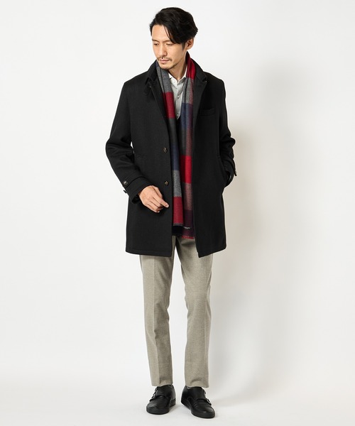 CROWDED CLOSET（クラウデッドクローゼット）の「12Gダイヤジャガード ハイゲージニットベスト（ベスト・メンズ・ブラック/ネイビー・02/03）」の8枚目の写真