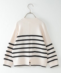 ikka | 【親子おそろい】ハイネックバックスリットニットプルオーバー（120~160cm）(ニット/セーター)