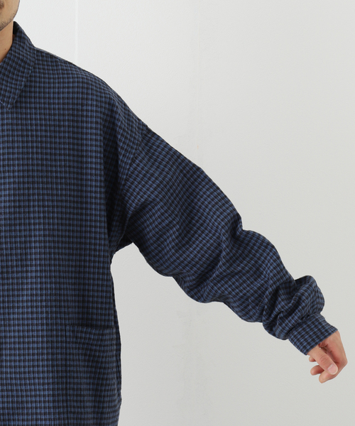 JOURNAL STANDARD J.S HOMESTEAD(ジャーナルスタンダードホームステッド)の「【J.S.Homestead】C/Li ワッシャースピンドルMIL L/S(シャツ/ブラウス・メンズ・ネイビー/ライトホワイト/オフホワイト/ブルー系その他・MEDIUM/LARGE)」の15枚目の写真