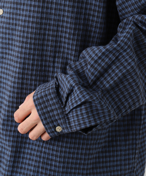 JOURNAL STANDARD J.S HOMESTEAD(ジャーナルスタンダードホームステッド)の「【J.S.Homestead】C/Li ワッシャースピンドルMIL L/S(シャツ/ブラウス・メンズ・ネイビー/ライトホワイト/オフホワイト/ブルー系その他・MEDIUM/LARGE)」の16枚目の写真