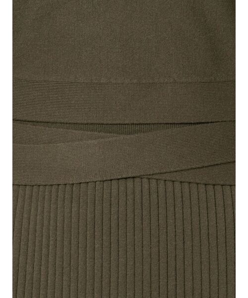 LAGUNAMOON（ラグナムーン）の「バックツイストレイヤードニットワンピース（ワンピース・レディース・アイボリー/ダークオレンジ/モカ・SMALL/MEDIUM）」の12枚目の写真