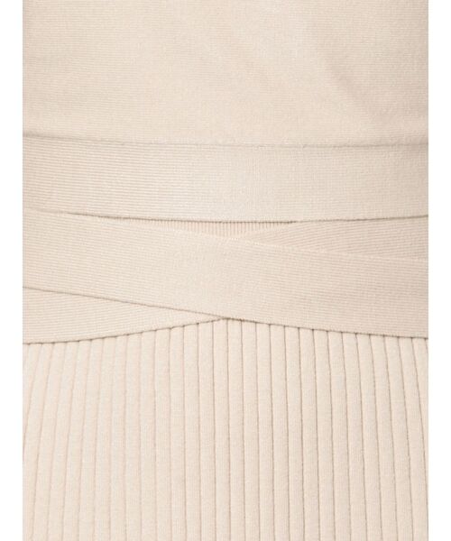 LAGUNAMOON（ラグナムーン）の「バックツイストレイヤードニットワンピース（ワンピース・レディース・アイボリー/ダークオレンジ/モカ・SMALL/MEDIUM）」の13枚目の写真