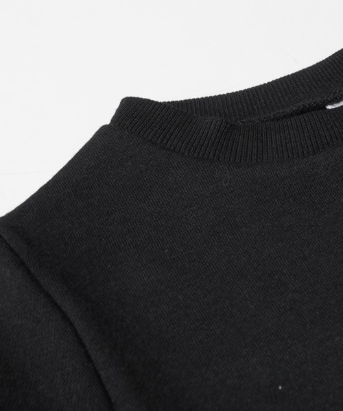 coca（coca）（コカ）の「キッズ 親子お揃い 裏起毛 Aライン ワンピース（ワンピース・キッズ・チャコールグレー/ブラック・100/110/120/130）」の7枚目の写真