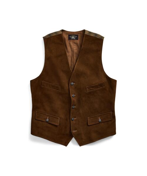 RRL（ダブル アール エル）の「（限定コレクション）スエード ベスト 