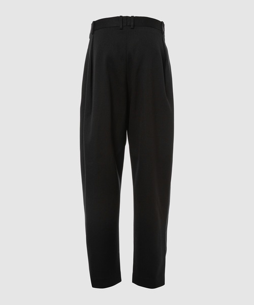HED MAYNER（ヘドメイナー）の「6 PLEAT PANT（スラックス・メンズ・ブラック・S/M）」の2枚目の写真