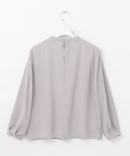 J.PRESS(ジェイプレス)の「幾何プリント ボウタイ カットソー(Tシャツ/カットソー・レディース・ピンク系5/サックスブルー系5・T13/T15)」の8枚目の写真