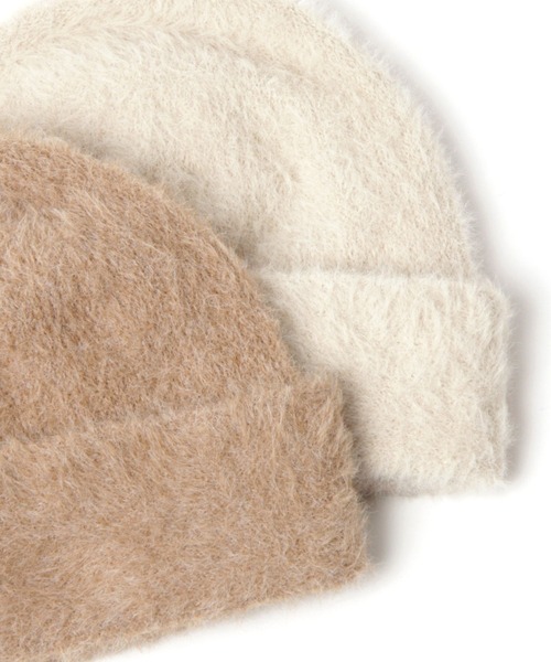 studio CLIP（スタディオクリップ）の「シャギーニットワッチ（ニットキャップ/ビーニー・レディース・グレー/ベージュ/ブラウン・FREE）」の9枚目の写真