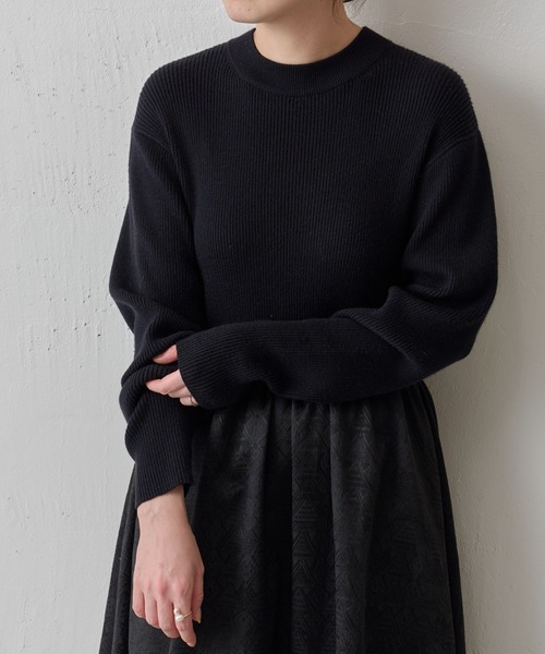 BEARDSLEY（ビアズリー）の「リブニットコンビジャカードワンピース（ワンピース・レディース・ブラック・FREE）」の22枚目の写真