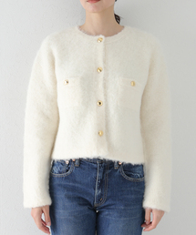 定価5.7万 Deuxieme Classe Shaggy ブレザー ホワイト