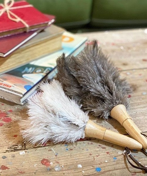 DULTON(ダルトン)の「フェザーダスター ミニ グレー(掃除グッズ・レディース・グレー・FREE)」の2枚目の写真