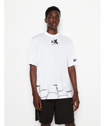 ARMANI EXCHANGE | 【A|X アルマーニ エクスチェンジ】オプティカルロゴ半袖クルーネック　ジャージーTシャツ(Tシャツ/カットソー)
