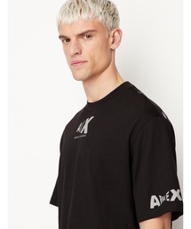 ARMANI EXCHANGE | 【A|X アルマーニ エクスチェンジ】オプティカルロゴ半袖クルーネック　ジャージーTシャツ(Tシャツ/カットソー)
