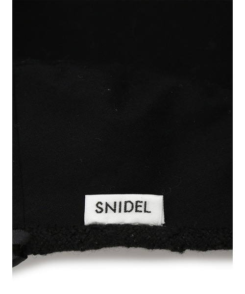 SNIDEL(スナイデル)の「ツイードベレー(ハンチング/ベレー帽・レディース・アイボリー/ブラック/ベージュ・FREE)」の15枚目の写真