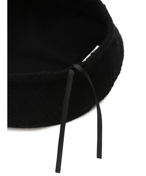 SNIDEL(スナイデル)の「ツイードベレー(ハンチング/ベレー帽・レディース・アイボリー/ブラック/ベージュ・FREE)」の16枚目の写真