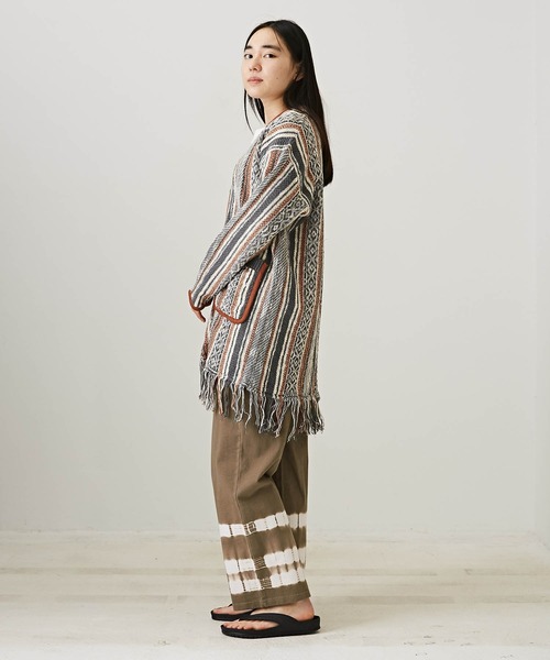 TOBILA(トビラ)の「絞り染め天竺イージーパンツ(その他パンツ・レディース・スミクロ/ベージュ/パープル・M)」の10枚目の写真