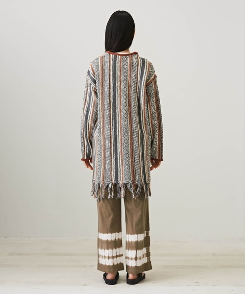 TOBILA(トビラ)の「絞り染め天竺イージーパンツ(その他パンツ・レディース・スミクロ/ベージュ/パープル・M)」の11枚目の写真