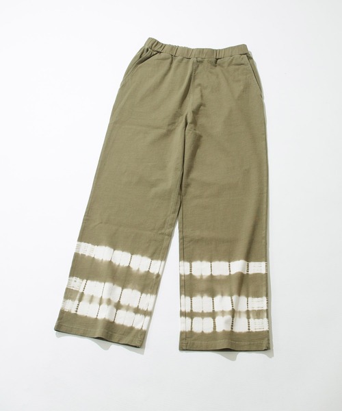 TOBILA(トビラ)の「絞り染め天竺イージーパンツ(その他パンツ・レディース・スミクロ/ベージュ/パープル・M)」の16枚目の写真