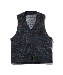 BEAMS PLUS（ビームスプラス）の「BEAMS PLUS / ナイロン リップストップ バティック プリント アドベンチャー ベスト（ベスト）」