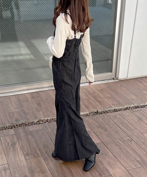 Lamoa（ラモア）の「Lamoa/マーメイド キャミワンピース（ワンピース・レディース・ブラウン/ベージュ/ブラック・MEDIUM）」の6枚目の写真