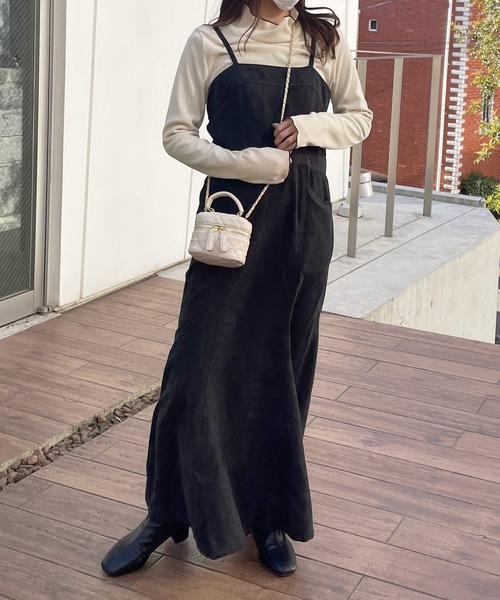 Lamoa（ラモア）の「Lamoa/マーメイド キャミワンピース（ワンピース・レディース・ブラウン/ベージュ/ブラック・MEDIUM）」の20枚目の写真