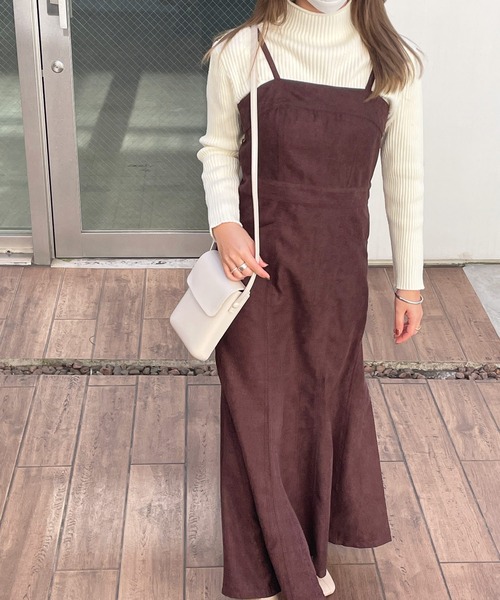 Lamoa（ラモア）の「Lamoa/マーメイド キャミワンピース（ワンピース・レディース・ブラウン/ベージュ/ブラック・MEDIUM）」の22枚目の写真