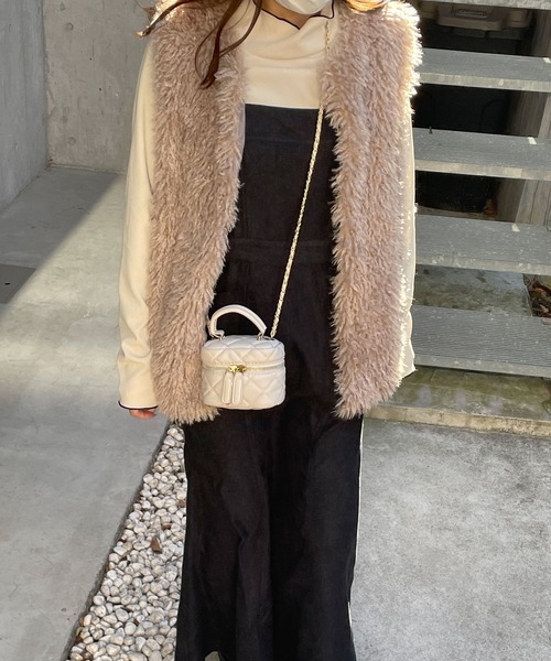 Lamoa（ラモア）の「Lamoa/マーメイド キャミワンピース（ワンピース・レディース・ブラウン/ベージュ/ブラック・MEDIUM）」の10枚目の写真