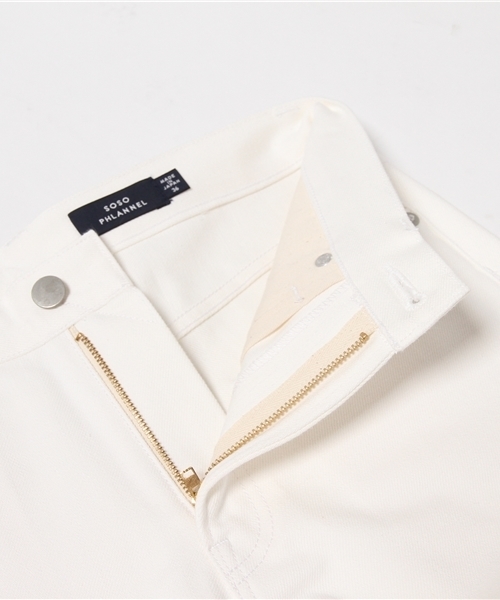 OUTLET（アウトレット）の「【BLOOM&BRANCH】5ポケットホワイトデニム（デニムパンツ・レディース・ホワイト・38/36/34）」の9枚目の写真