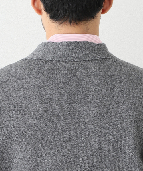 ATON(エイトン)の「【ATON/エイトン】 WOOL WASHI OVERSIZED CARDIGAN(カーディガン/ボレロ・メンズ・チャコールグレー/ネイビー・4/6)」の9枚目の写真